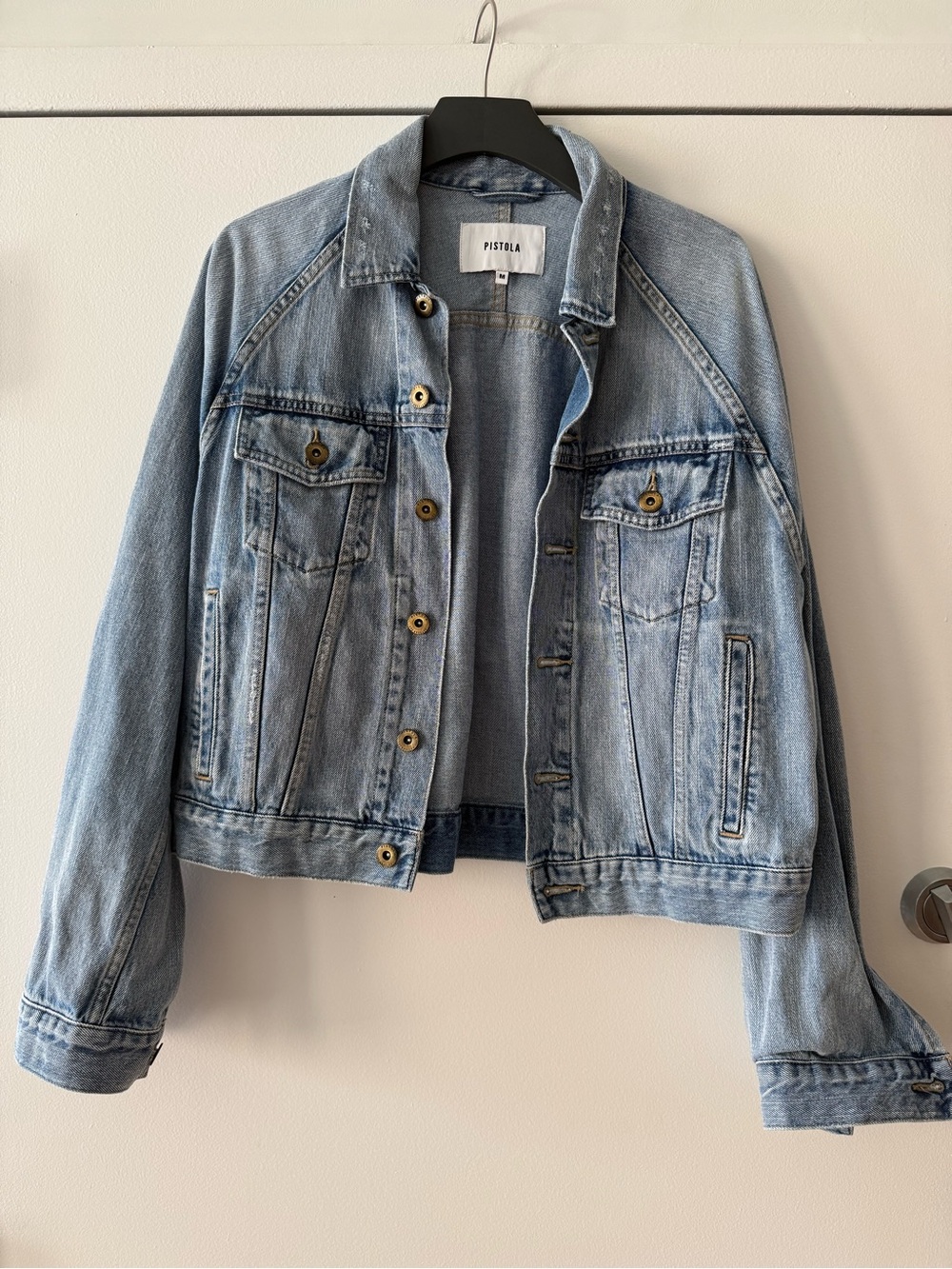 pistola Light Blue Denim Trucker Jacket
